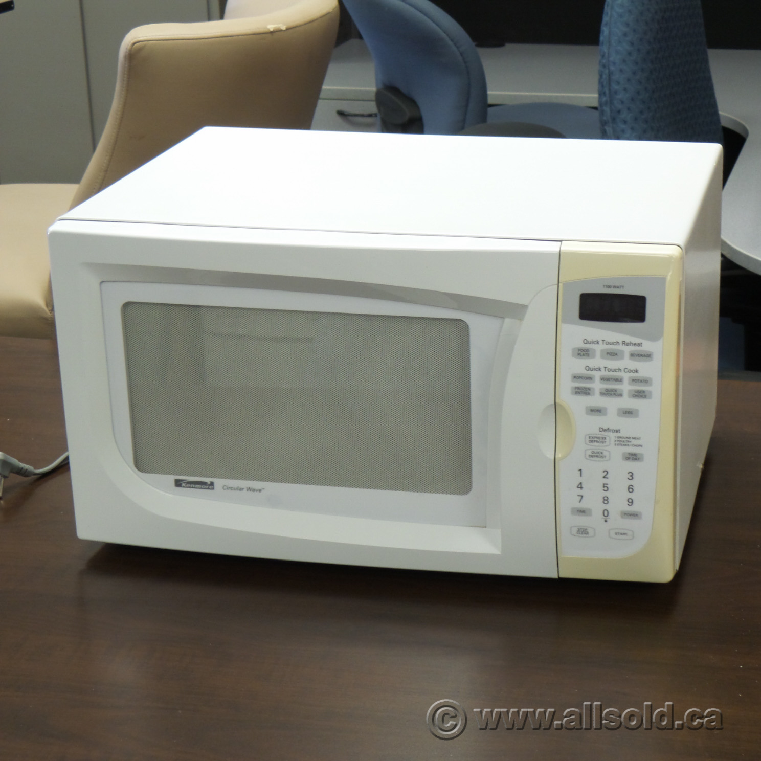 kenmore microwave white