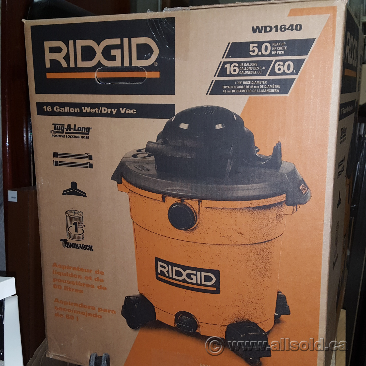 Wet Dry Shop Vacuum - Allsold.ca 
