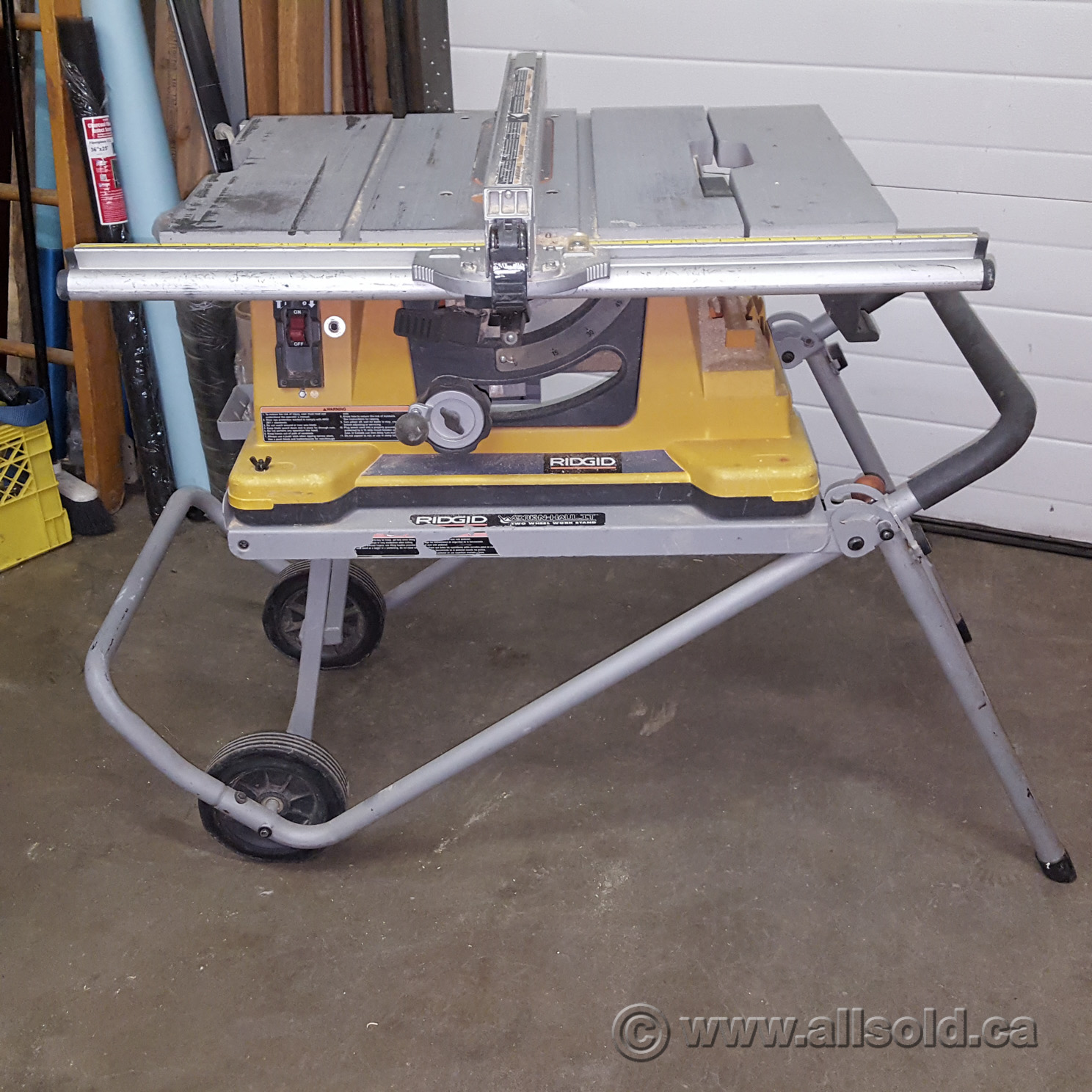 Ridgid heavy sales duty table saw