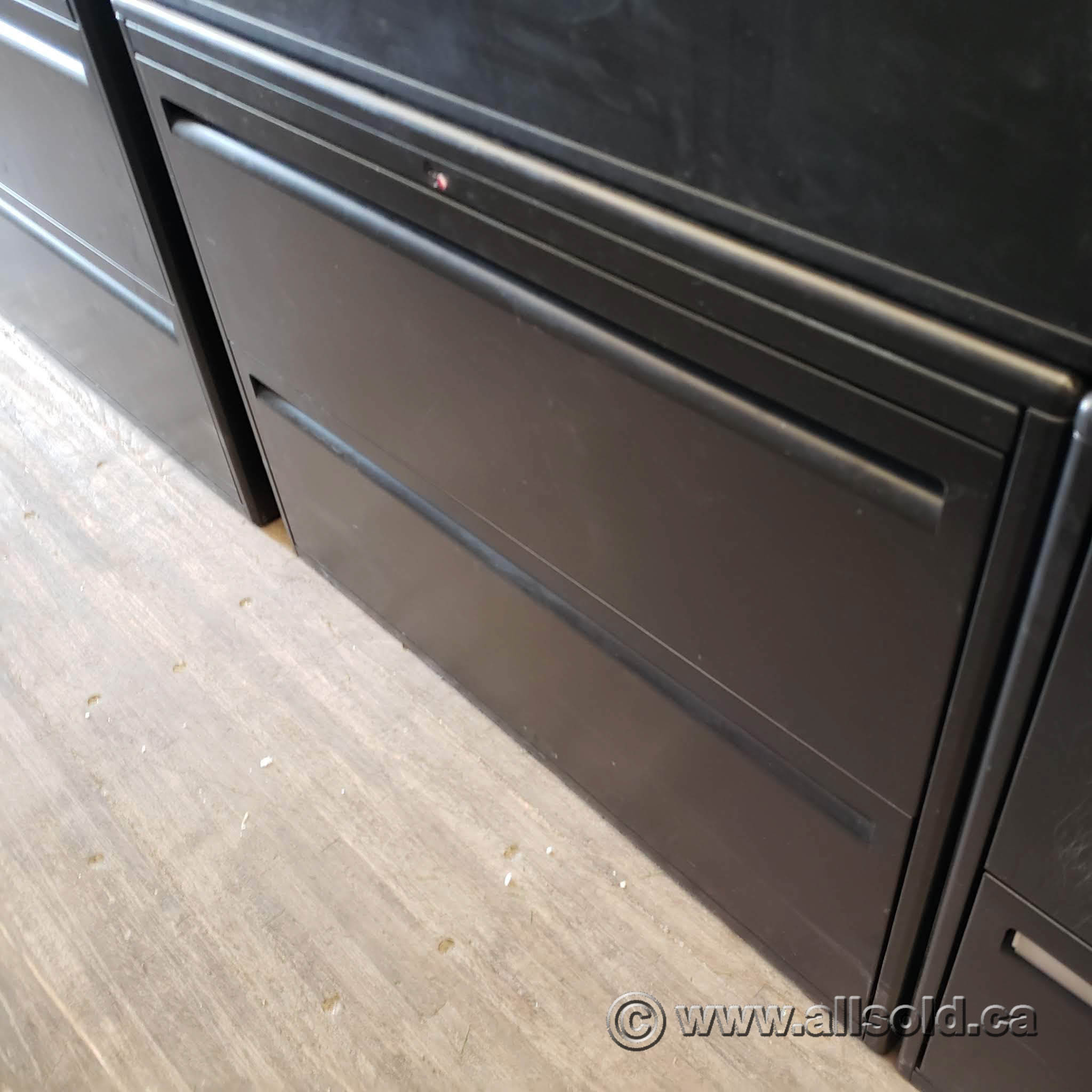 36 Haworth Charcoal 2 Drawer Lateral File Cabinet Allsold Ca