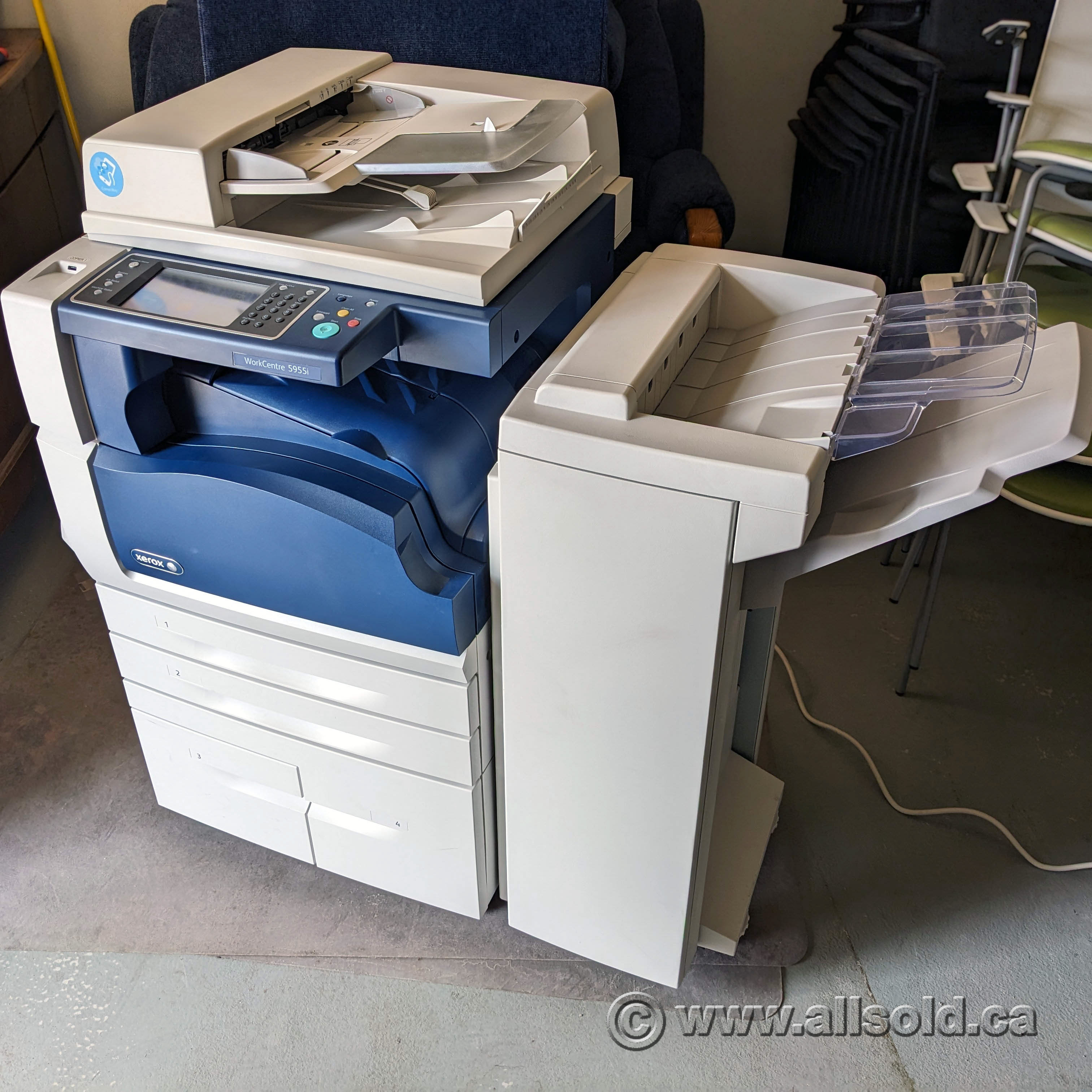 Xerox B&W Workcentre 5955i Multifunction Printer w/ Finisher