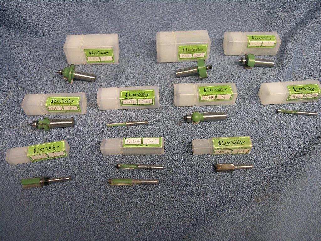Lot of 10 Assorted Lee Valley Router Bits New Allsold.ca Buy & Sell Used Office Furniture