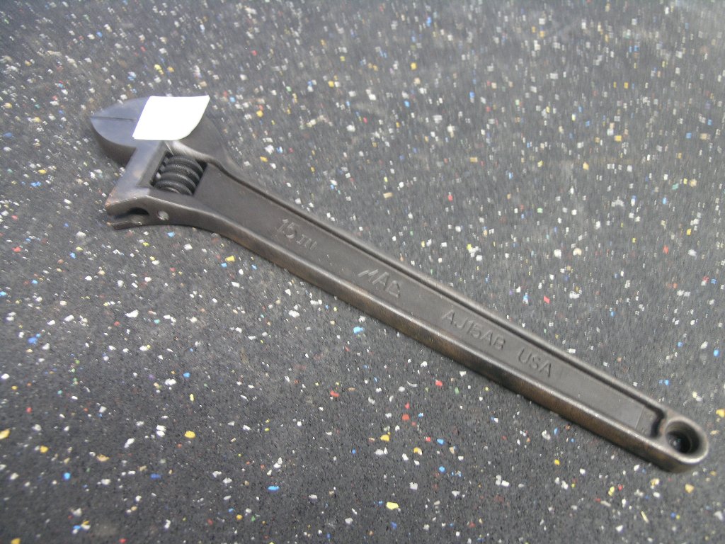 Mac Tools 15" Black Adjustable Wrench (AJ15AB) Allsold.ca Buy