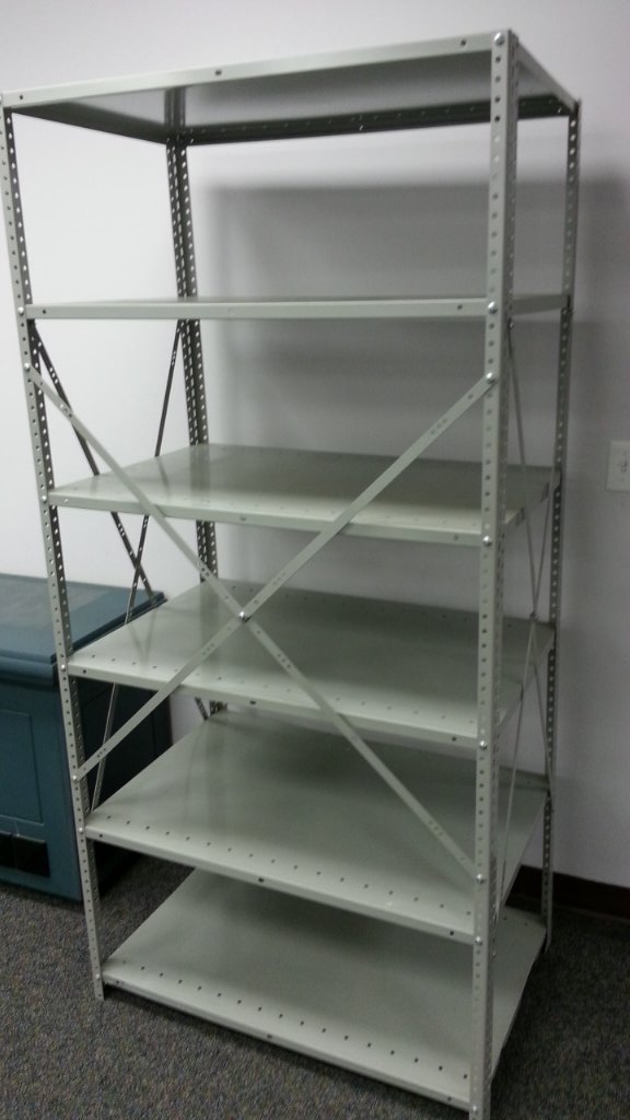 Lot of 2 Metal Parts Shelving 6 Shelf Allsold.ca Buy & Sell Used