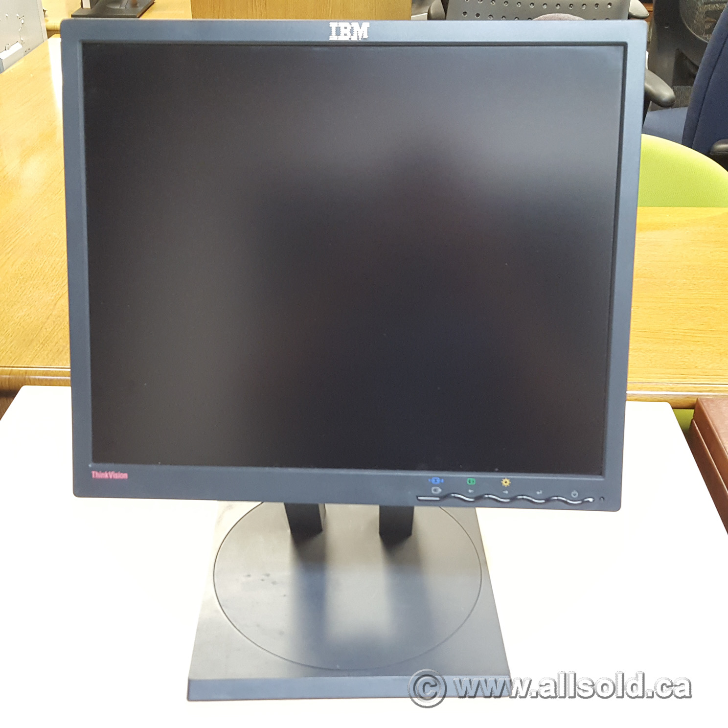 Black IBM ThinkVision L191p 19.0inch TFT LCD Monitor Allsold.ca