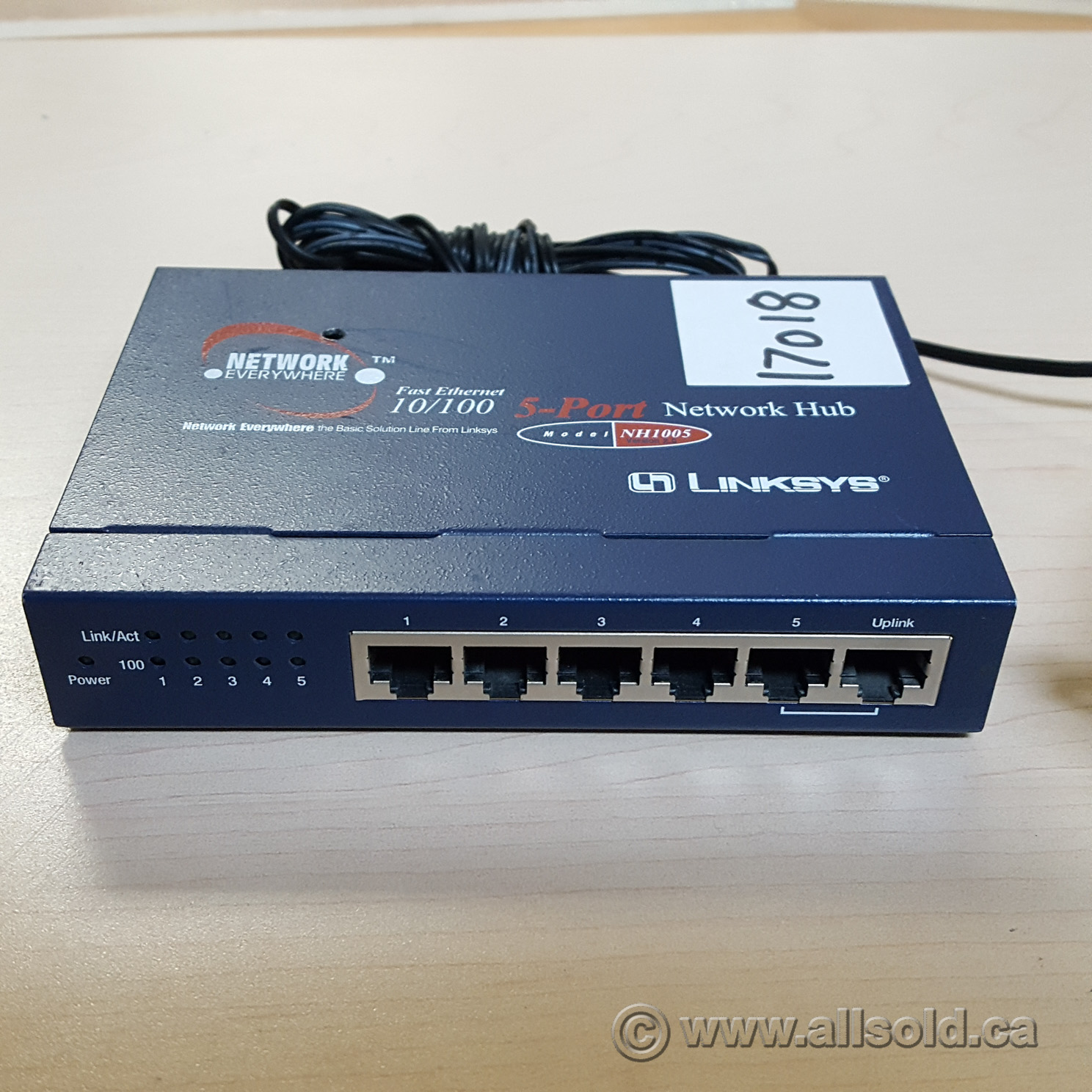Linksys Network Everywhere NH1005 10/100 5Port Hub Allsold.ca Buy