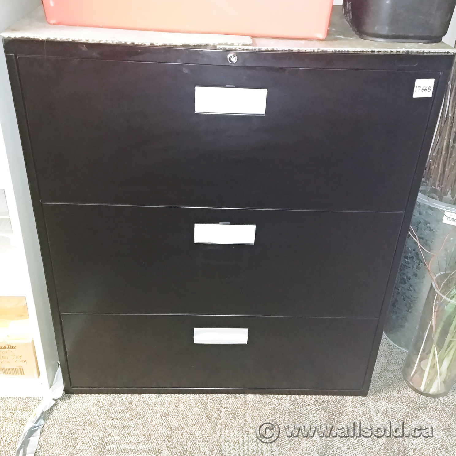 Hon Black 3 Drawer Lateral File Allsold.ca Buy & Sell Used