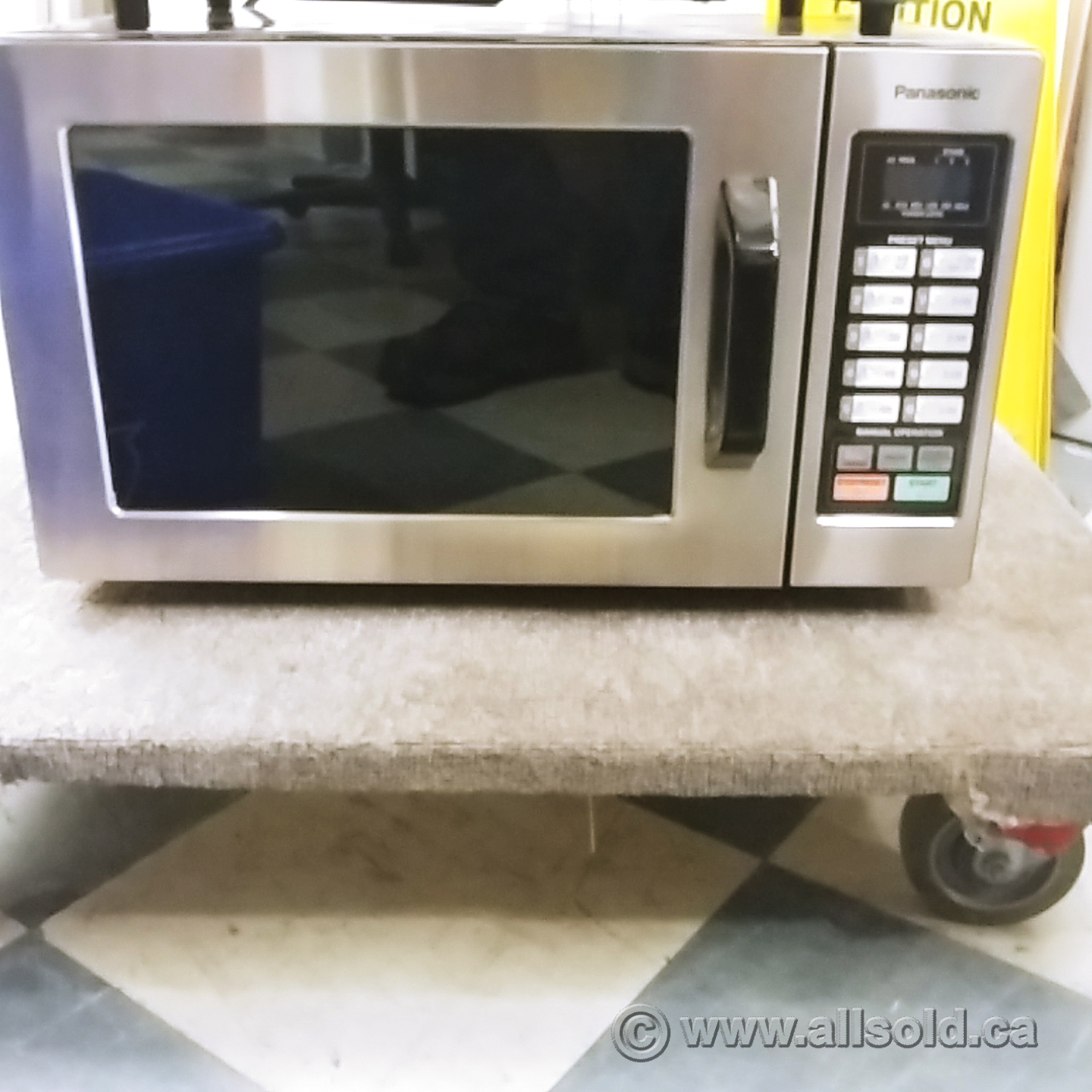 Chrome Panasonic Commercial Grade Microwave Oven Allsold.ca Buy