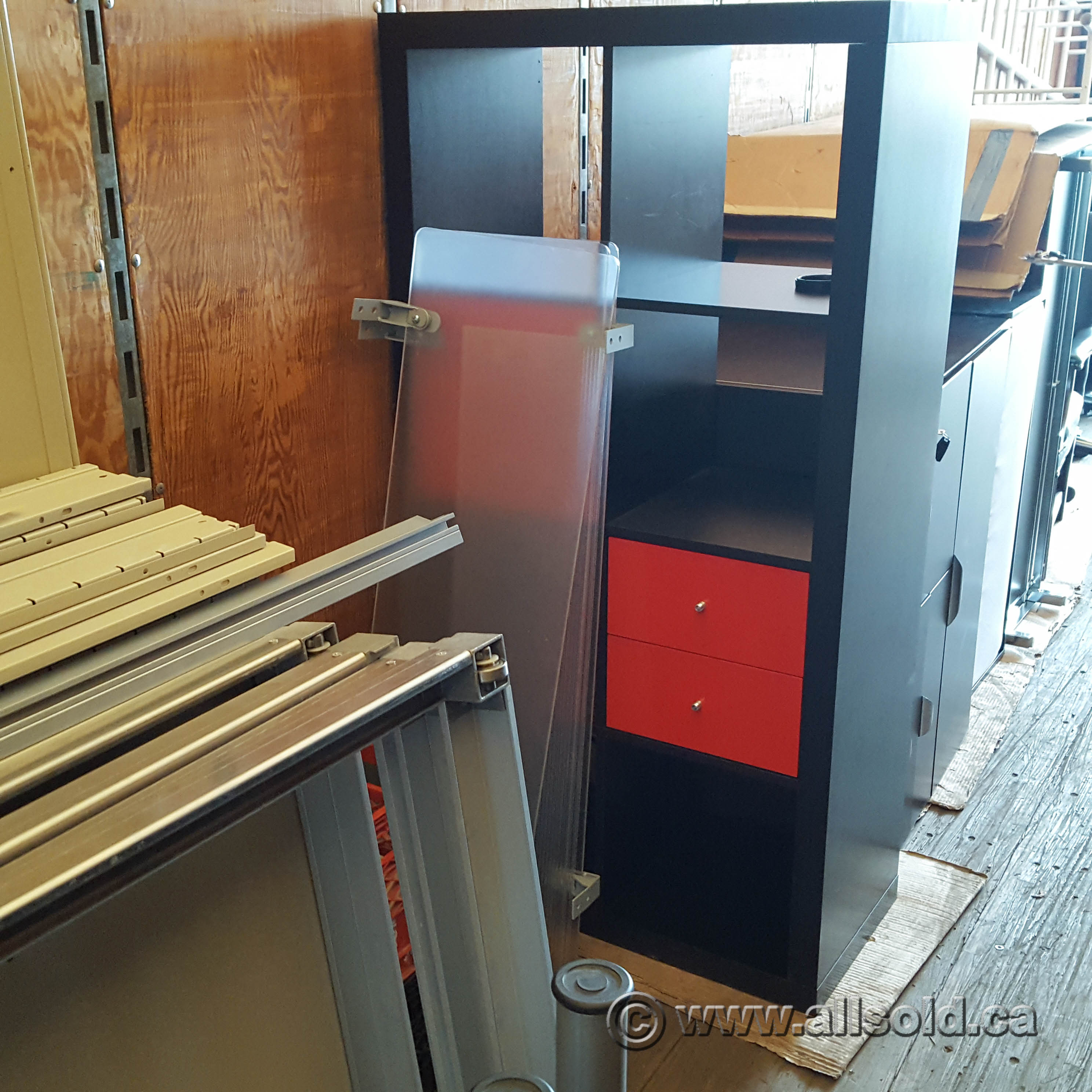 Black Lack Ikea 4x2 Storage Tower w/ Drawer Storage Allsold.ca Buy