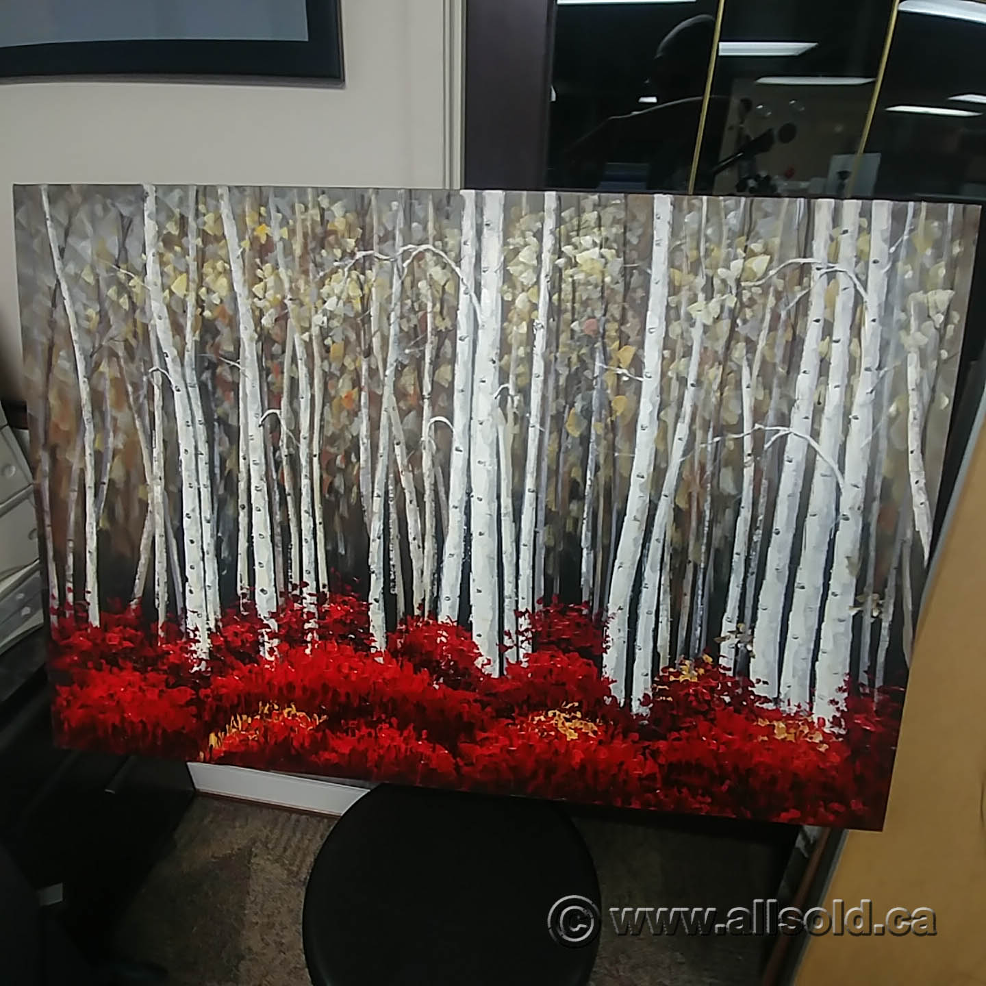 "White Birch Forest" Canvas Wall Art Allsold.ca Buy & Sell Used