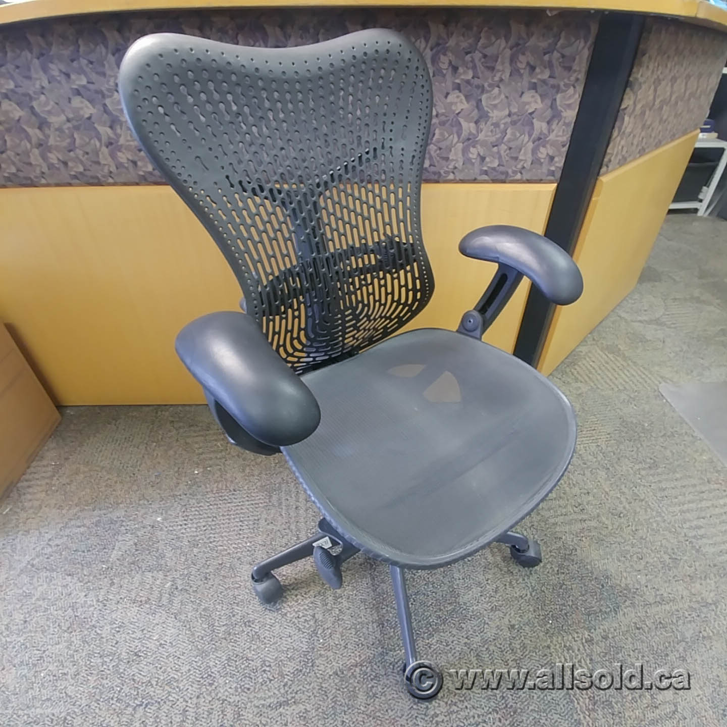 Herman Miller Mirra Grey Mesh Ergonomic Task Chair Allsold.ca Buy