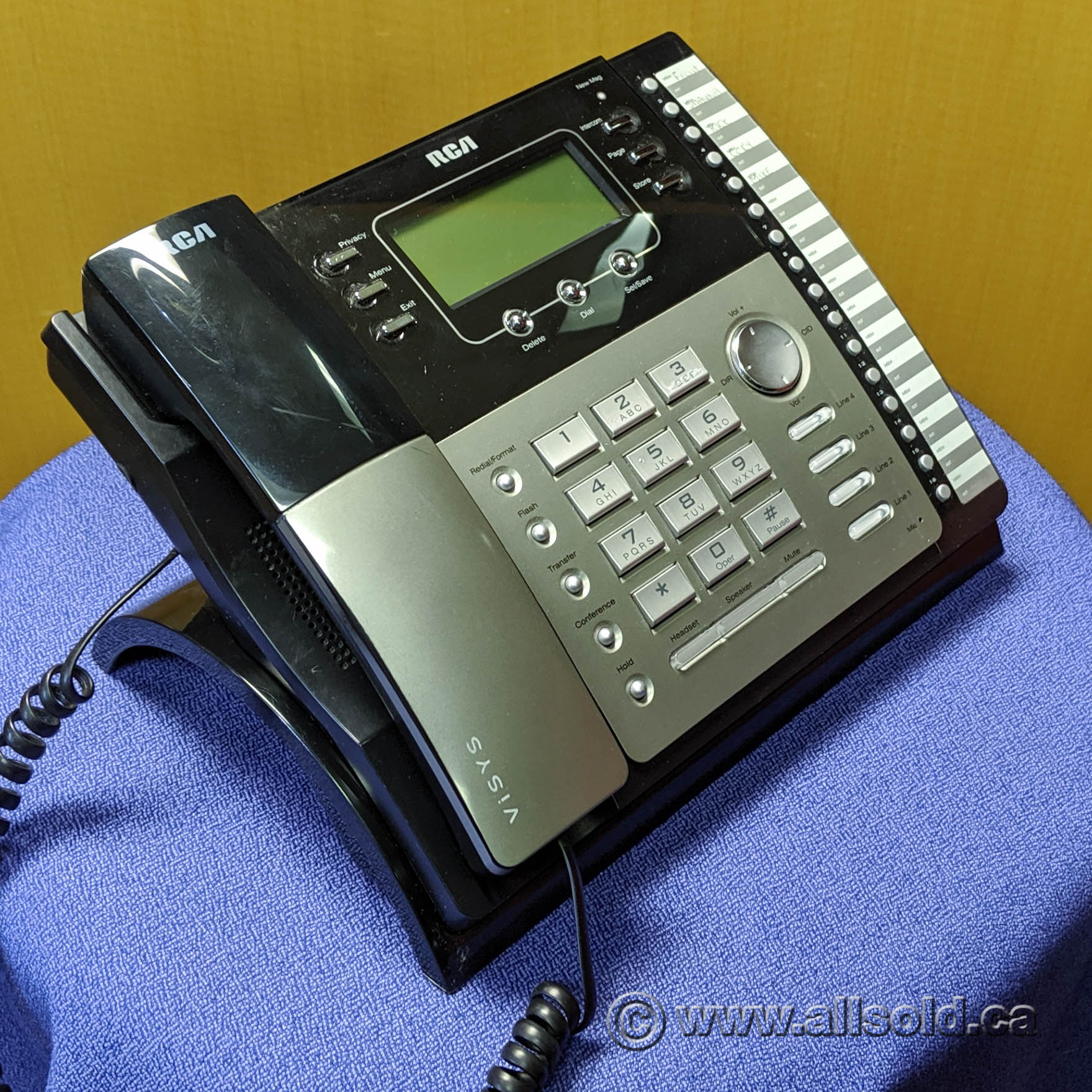 RCA TC25424RE1 Analog 4Line Expandable Business Phone Allsold.ca