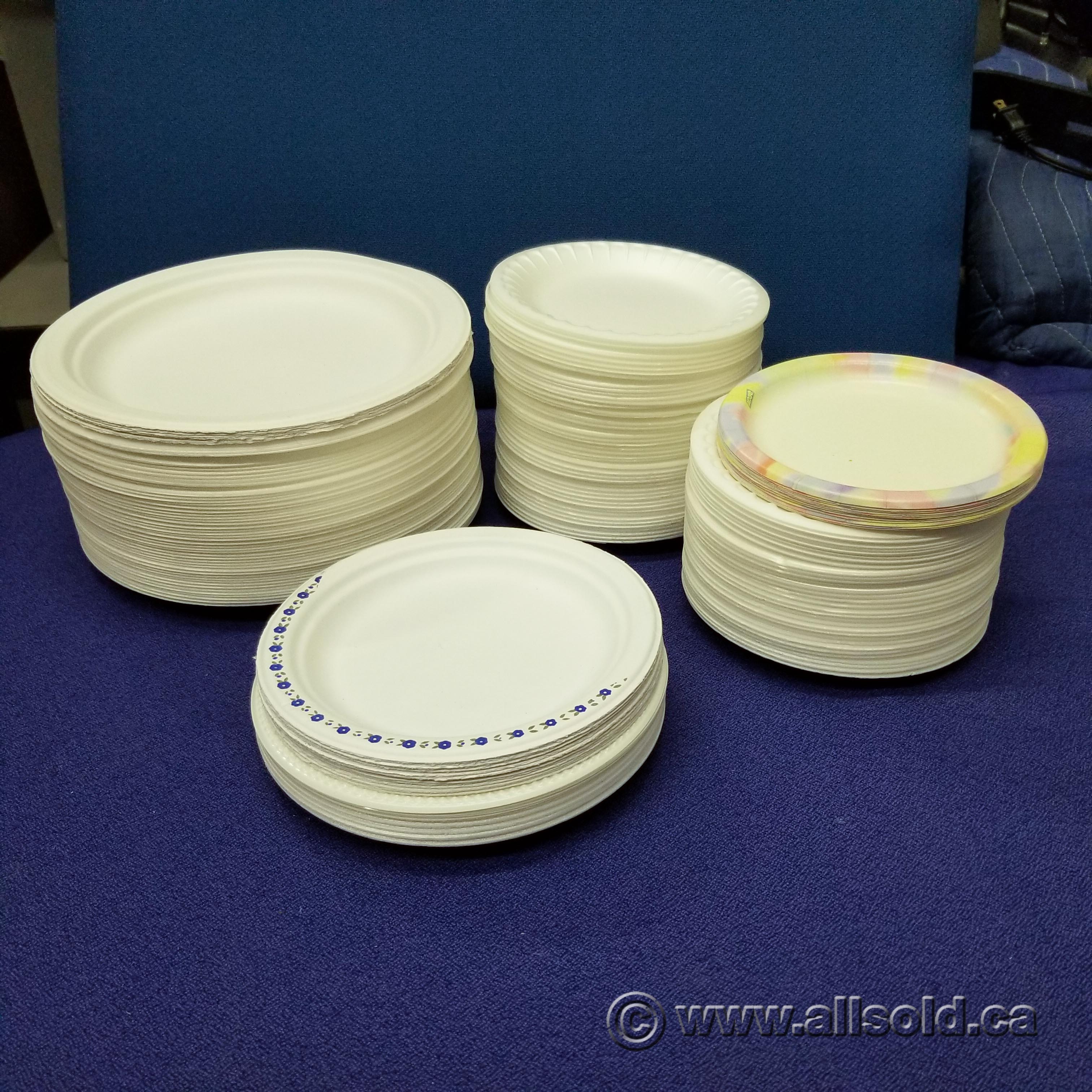 Lot of Paper/ Styrofoam Plates, Various Sizes Allsold.ca Buy & Sell