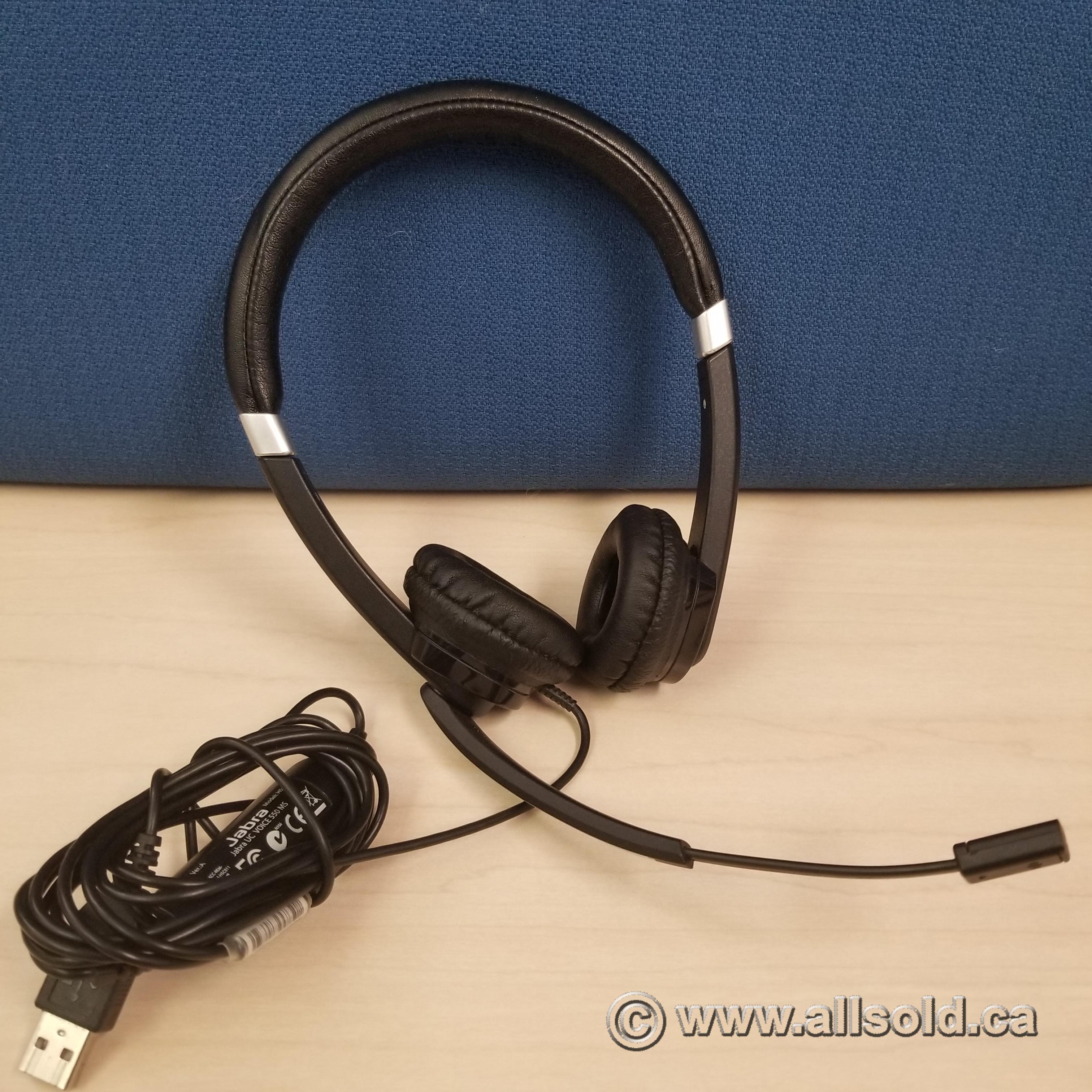 Jabra UC Voice 550 Noise-Cancelling MS Duo Headset - Cellular Accessories For Less