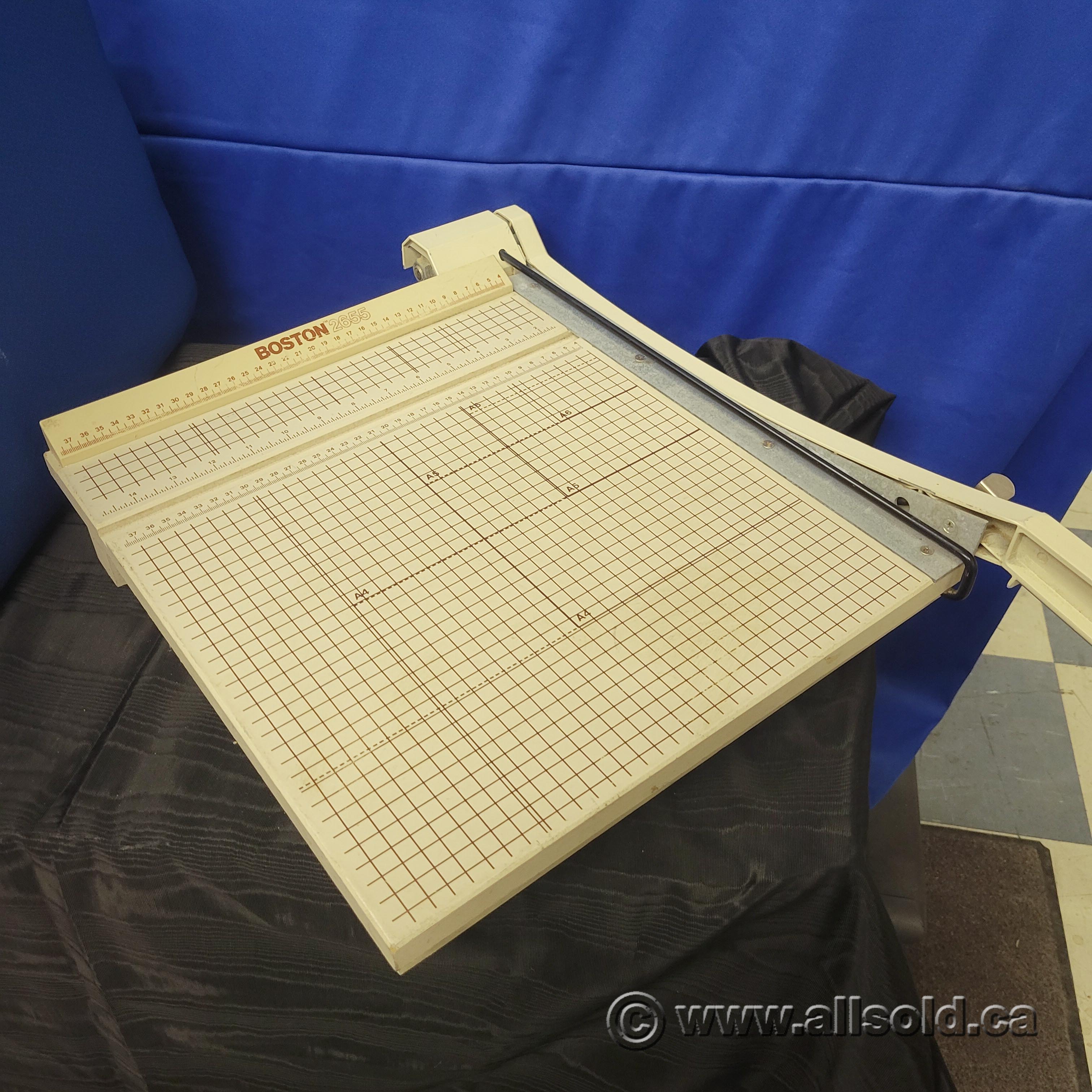 Boston 2655 Heavy Duty Paper Trimmer Cutter 15 in. Allsold.ca Buy