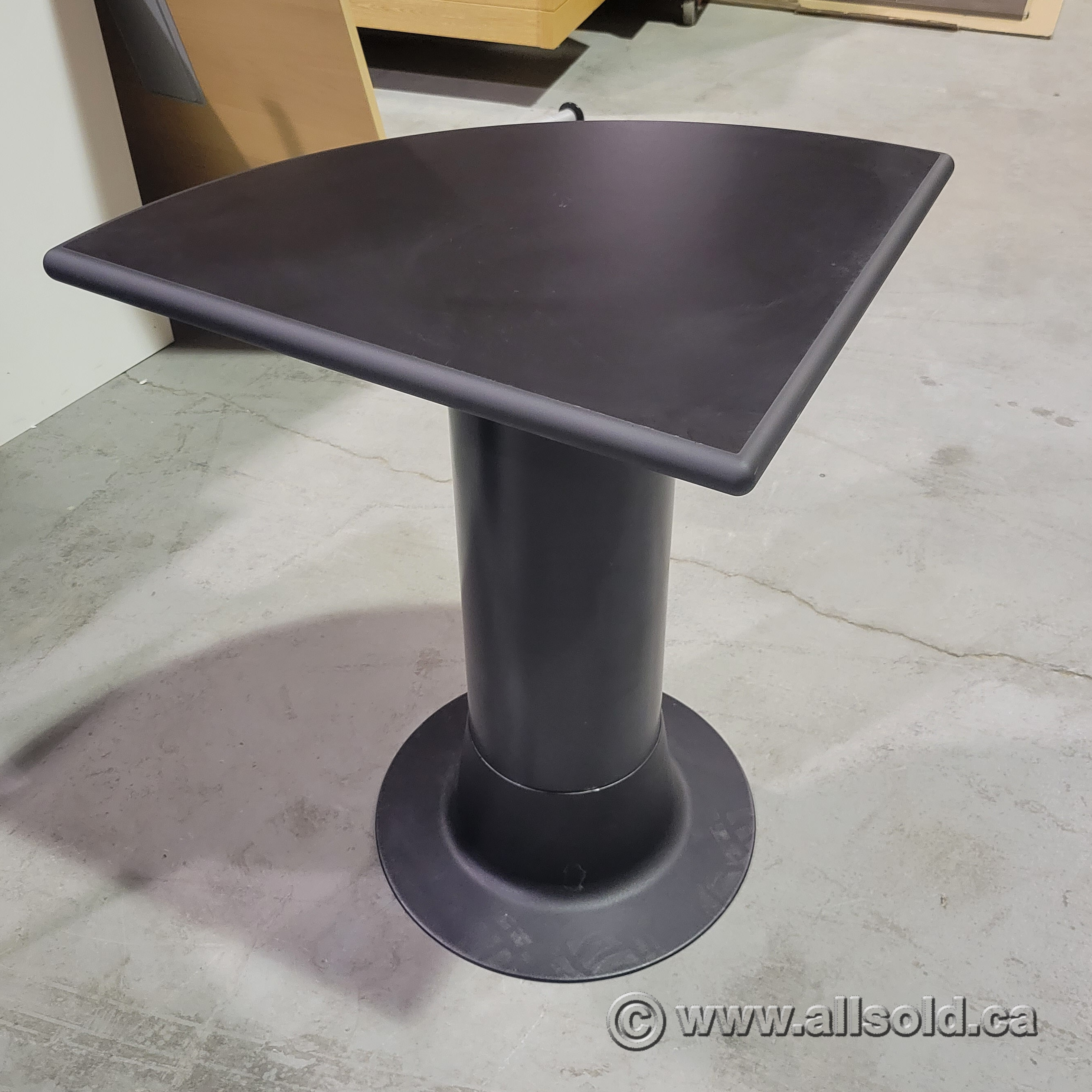 Black Corner Side Table Allsold.ca Buy & Sell Used Office Furniture