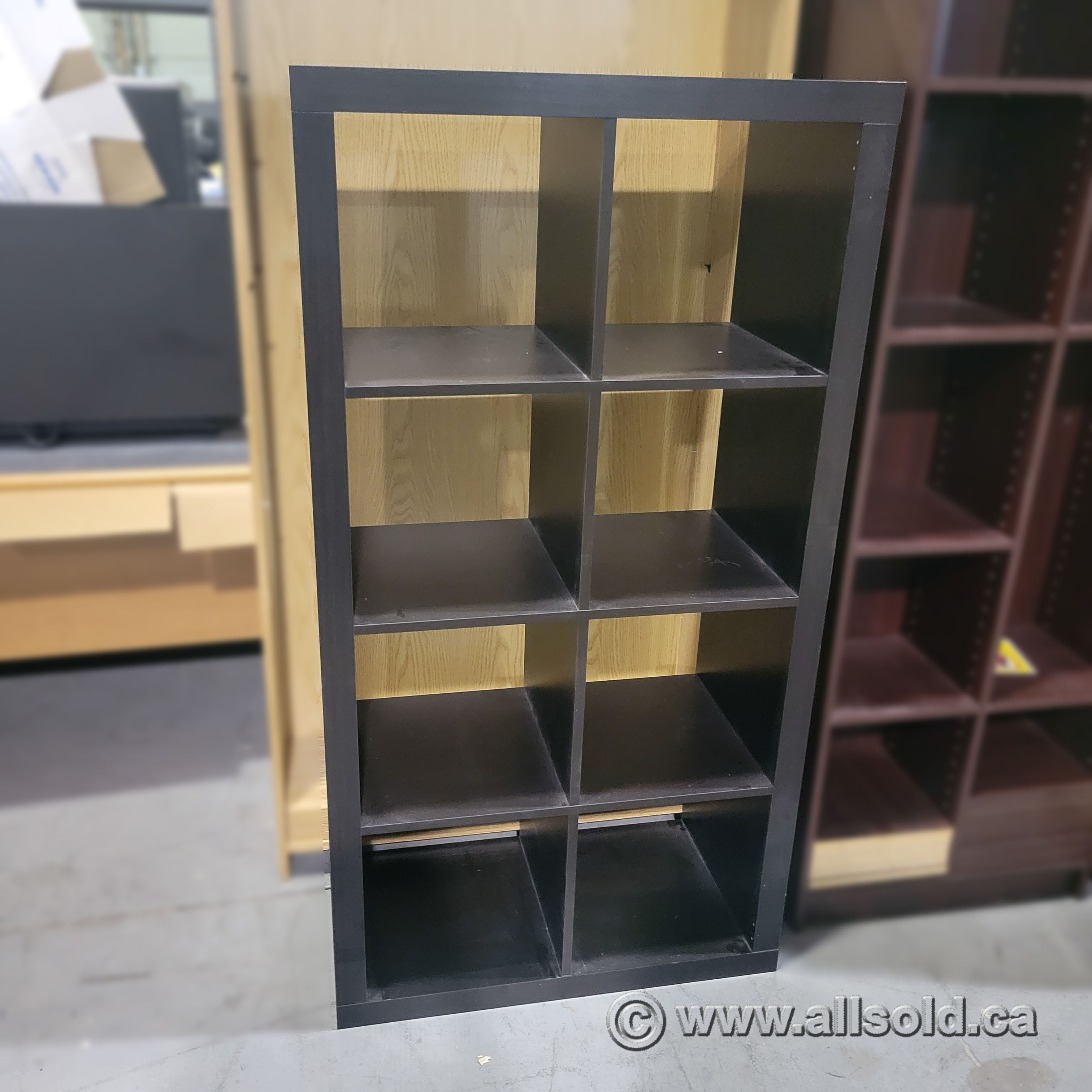 BlackBrown IKEA Storage 4x2 Cube Bookcase Allsold.ca Buy & Sell