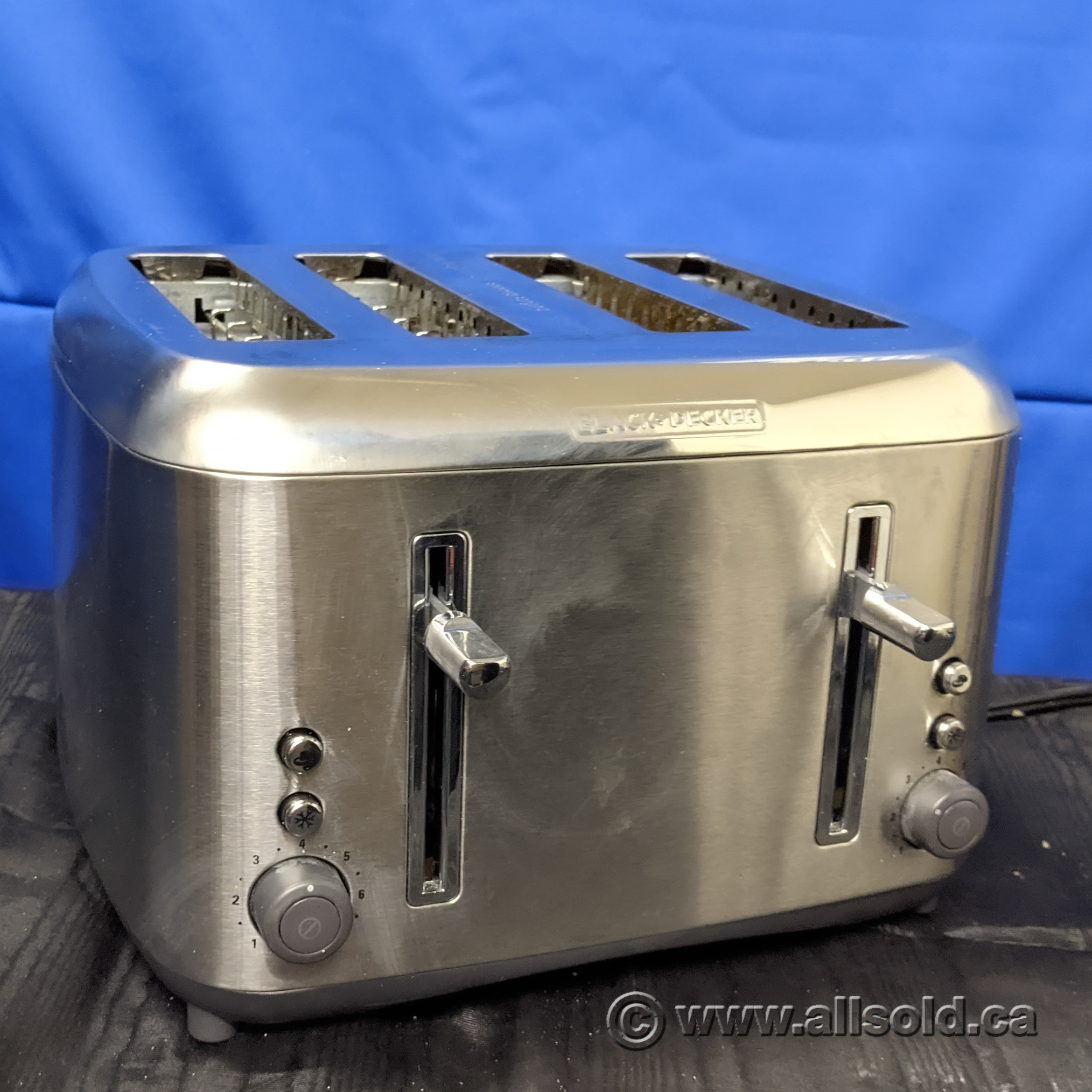 Black & Decker Stainless Steel 4 Slice Toaster Allsold.ca Buy